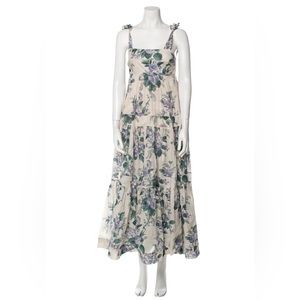 ❌SOLD❌ Zimmermann Sleeveless Floral Midi Dress